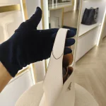 Prada, Vitello Daino Bucket Bag, , White, Very Good - Image 10
