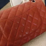 Chanel, Chanel Classic Flap, 10", Orange, Very Good - Image 10
