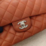 Chanel, Chanel Classic Flap, 10", Orange, Very Good - Image 13