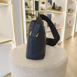Louis Vuitton, Discovery Damier Infini Messenger Bag, PM, Blue, Very Good - Image 5