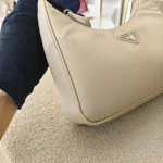 Prada, Re-Edition 2005 Re-Nylon, Mini, Beige, Like New - Image 6