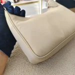 Prada, Re-Edition 2005 Re-Nylon, Mini, Beige, Like New - Image 9