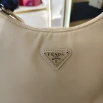 Prada, Re-Edition 2005 Re-Nylon, Mini, Beige, Like New - Image 13