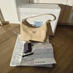 Prada, Re-Edition 2005 Re-Nylon, Mini, Beige, Like New - Image 24
