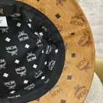 MCM, Visetos Bucket Hat, , Brown, Like New - Image 11