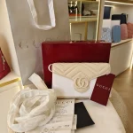 Gucci, GG Marmont WOC, , White, New - Image 2
