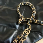 Chanel, 22 Backpack, Small, Black, Used Once - Image 24