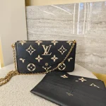 Louis Vuitton, Félicie Pochette, , Black, Very Good - Image 2