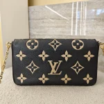 Louis Vuitton, Félicie Pochette, , Black, Very Good - Image 7