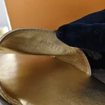 Louis Vuitton, Lock It Flat Mule, 37, Gold, Very Very  Good - Image 11