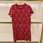 Hermes, Short-Sleeve Dress, 38, Pink, Like New - Image 2