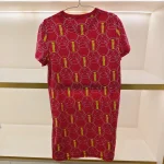 Hermes, Short-Sleeve Dress, 38, Pink, Like New - Image 3