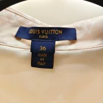 Louis Vuitton, Fil Coupé Monogram Shirt Dress , 36, Yellow, Like New - Image 3