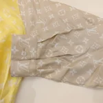 Louis Vuitton, Fil Coupé Monogram Shirt Dress , 36, Yellow, Like New - Image 10