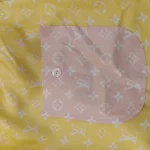 Louis Vuitton, Fil Coupé Monogram Shirt Dress , 36, Yellow, Like New - Image 13