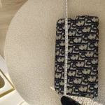 Dior, Oblique Zipped Long Wallet, , Blue, New - Image 14