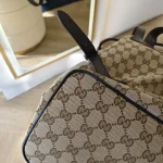 Gucci, Drawstring Bagpack, , Beige, Like New - Image 9