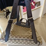 Gucci, Drawstring Bagpack, , Beige, Like New - Image 16