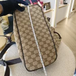 Gucci, Drawstring Bagpack, , Beige, Like New - Image 21