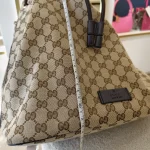 Gucci, Drawstring Bagpack, , Beige, Like New - Image 22