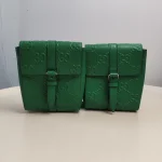 Gucci, Embossed Belt Bag, , Green, Very Very  Good - Image 2