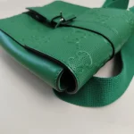 Gucci, Embossed Belt Bag, , Green, Very Very  Good - Image 6