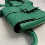 Gucci, Embossed Belt Bag, , Green, Very Very  Good - Image 7
