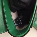 Gucci, Embossed Belt Bag, , Green, Very Very  Good - Image 11