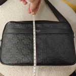 Celine, [Celine] Horizontal Messenger Bag , , Black, Like new - 图片 17