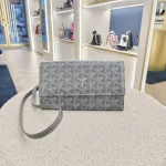 Goyard, Varenne Continental Wallet, , Gray, Used Once - Image 2