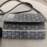 Goyard, Varenne Continental Wallet, , Gray, Used Once - Image 12