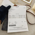 Celine, Vertical Mobile Phone Pouch, , Brown, Very Very  Good - 图片 12