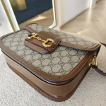 Gucci, Horsebit 1955 Shoulder Bag, Medium, Beige, Very Very  Good - Image 7