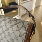 Gucci, Horsebit 1955 Shoulder Bag, Medium, Beige, Very Very  Good - Image 12