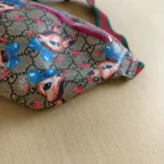 Gucci, Kids GG Supreme Fawn Print, , Beige, Like New - Image 5