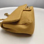 Chanel, Chevron Crumpled, 10", Yellow, Good - Image 5