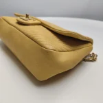 Chanel, Chevron Crumpled, 10", Yellow, Good - Image 7