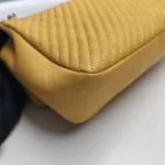 Chanel, Chevron Crumpled, 10", Yellow, Good - Image 10