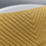 Chanel, Chevron Crumpled, 10", Yellow, Good - Image 15
