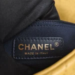 Chanel, Chevron Crumpled, 10", Yellow, Good - Image 21
