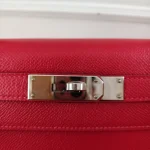 Hermes, Kelly 28 Sellier Verso, 28, Red, Very Very  Good - Image 9