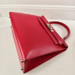 Hermes, Kelly 28 Sellier Verso, 28, Red, Very Very  Good - Image 12