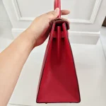 Hermes, Kelly 28 Sellier Verso, 28, Red, Very Very  Good - Image 14