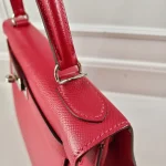 Hermes, Kelly 28 Sellier Verso, 28, Red, Very Very  Good - Image 16