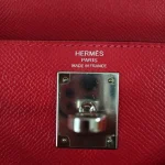 Hermes, Kelly 28 Sellier Verso, 28, Red, Very Very  Good - Image 18