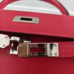 Hermes, Kelly 28 Sellier Verso, 28, Red, Very Very  Good - Image 20