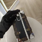 Louis Vuitton, Side Trunk, MM, Black, Very Very  Good - Image 26