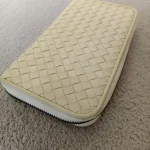 Bottega Veneta, Intrecciato Zip-Around Wallet , , Cream, Very Good - 图片 7