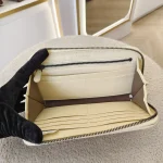 Bottega Veneta, Intrecciato Zip-Around Wallet , , Cream, Very Good - 图片 12