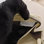 Bottega Veneta, Intrecciato Zip-Around Wallet , , Cream, Very Good - 图片 15
